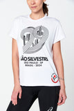 Camiseta Baby Look São Silvestre 99 anos - Branca