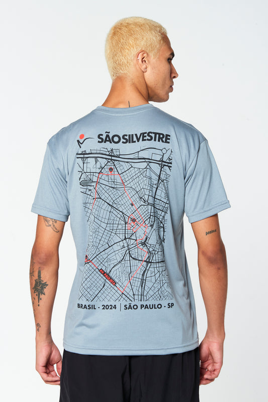 Camiseta Unissex - 99º São Silvestre Mapa